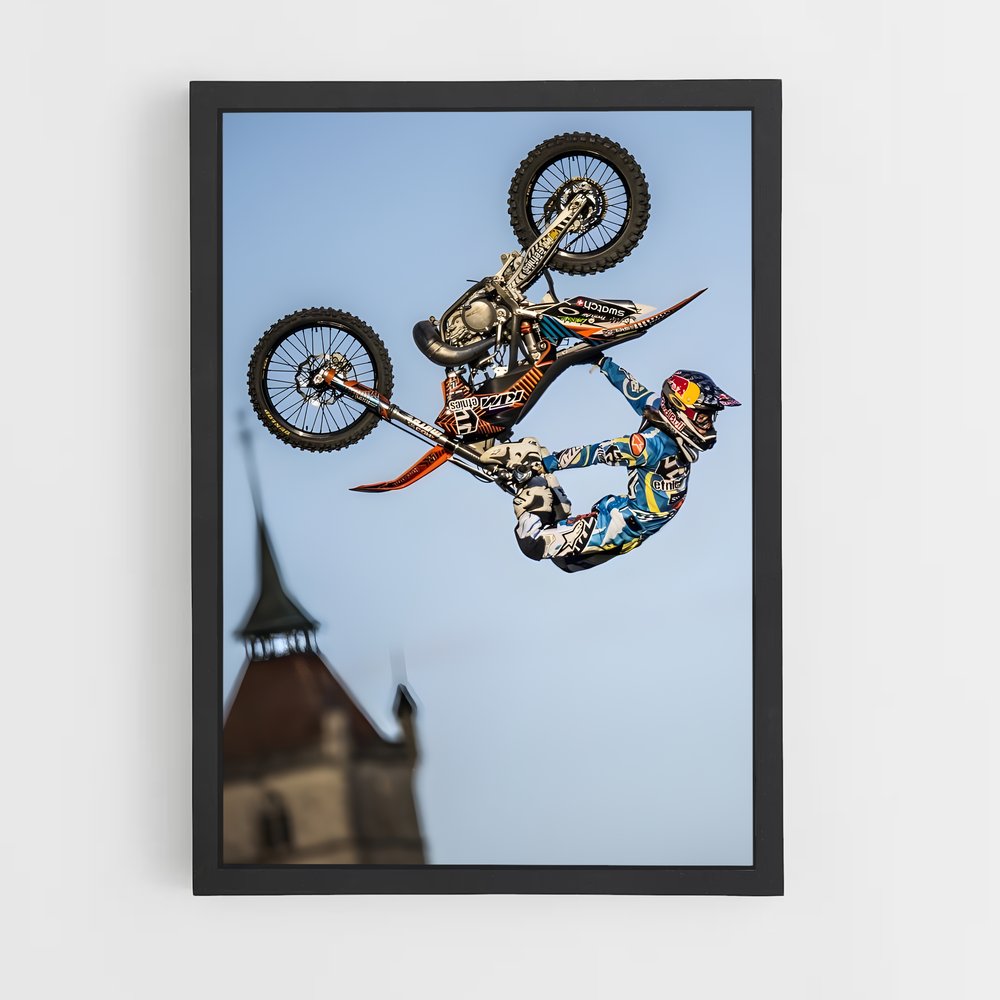 Poster Levi sherwood – affiche Motocross freestyle (vue 2)